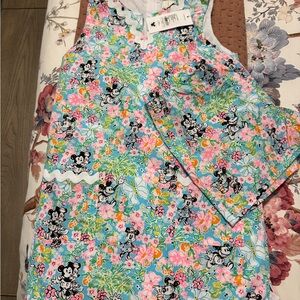 Floral Lilly Pulitzer Disney Dress with Shorts